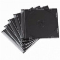 CD-karp õhuke ühele must Hama, pakk (25 CD-karpi pakis)