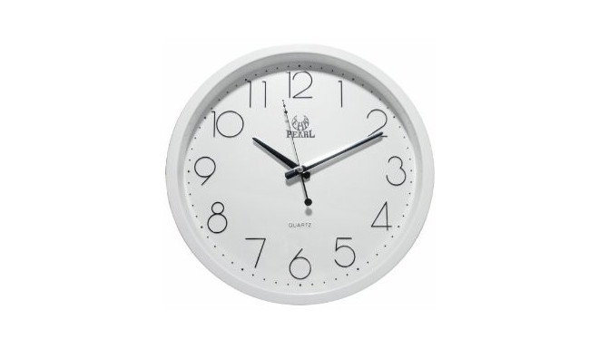 Pearl wall clock PW077 31cm, white