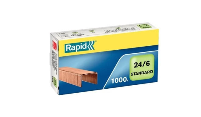 Klambrid Rapid Standart 24/6 vask, 1000 tk/pk