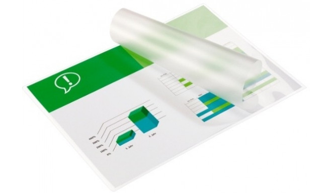 Lamineerimiskile A7 125mic, 100 A7 kile pakis (80x111mm), GBC Document Laminating Pouches Gloss