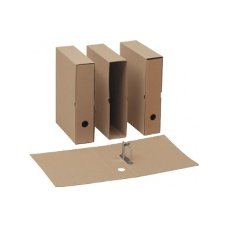 Arhiivikaaned A4 7cm klambriga + karp, pruun,kartong 600g ,SMLT