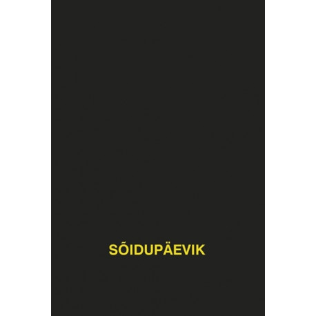 Sõidupäevik 112lk. , spiraalköide, kaardiköide A5
