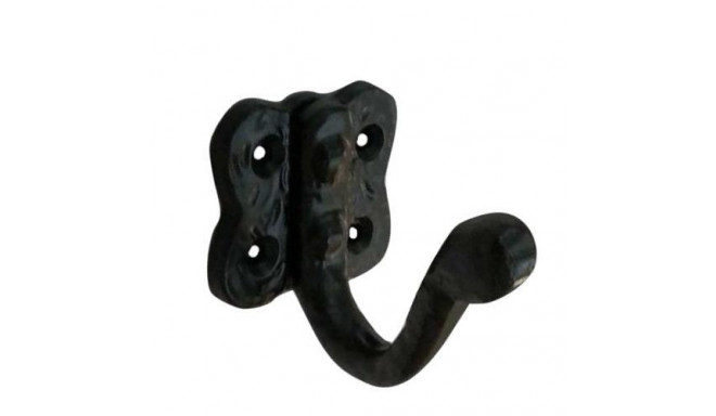 SINGLE ROBE HOOK GB-2504 125X100MM BLACK