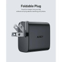 AUKEY PA-F3S mobile device charger Universal Black AC Fast charging Indoor