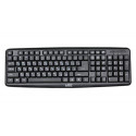 CBR KB 107 keyboard USB QWERTY Russian Black