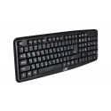 CBR KB 107 keyboard USB QWERTY Russian Black