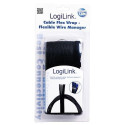 LogiLink KAB0006 cable sleeve Black