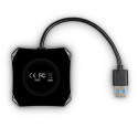 Axagon HUE-S1B interface hub USB 3.2 Gen 1 (3.1 Gen 1) Type-A 5000 Mbit/s Black