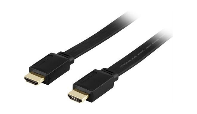 Deltaco HDMI-1080F HDMI cable 15 m HDMI Type A (Standard) Black