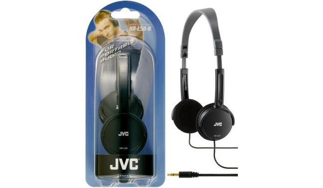 JVC HA-L50-B headphones/headset Wired Head-band Music Black