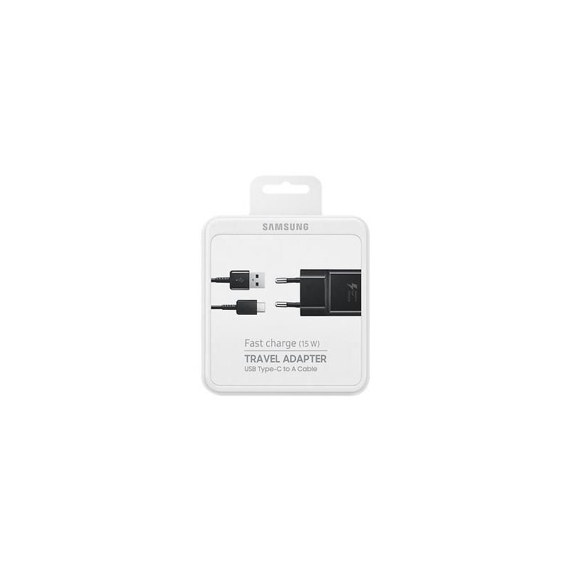 Samsung EP-TA20 Universal Black AC Fast charging Indoor, Outdoor - USB ...