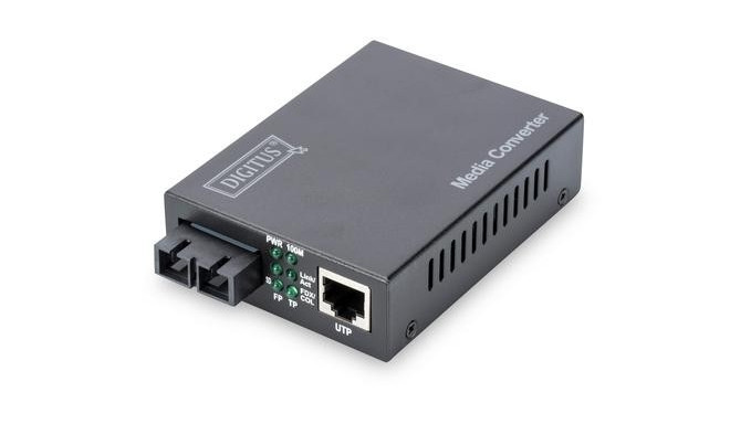 Digitus Fast Ethernet Media Converter, RJ45 / SC