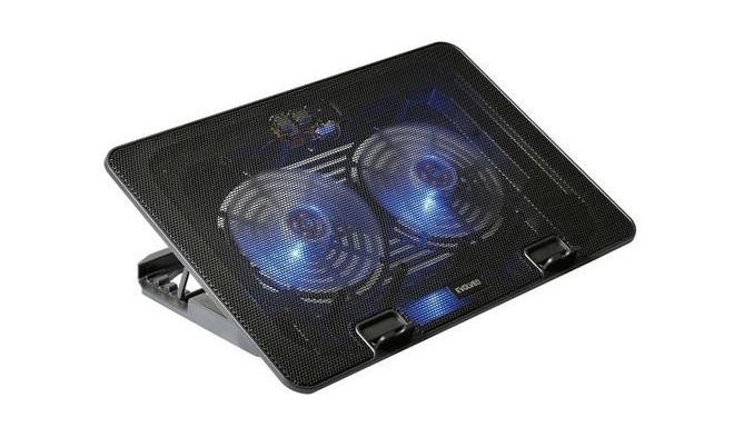 Evolveo A101 notebook cooling pad 43.2 cm (17&quot;) 1500 RPM Black