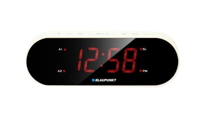 Blaupunkt CR6WH alarm clock Digital alarm clock Black, White