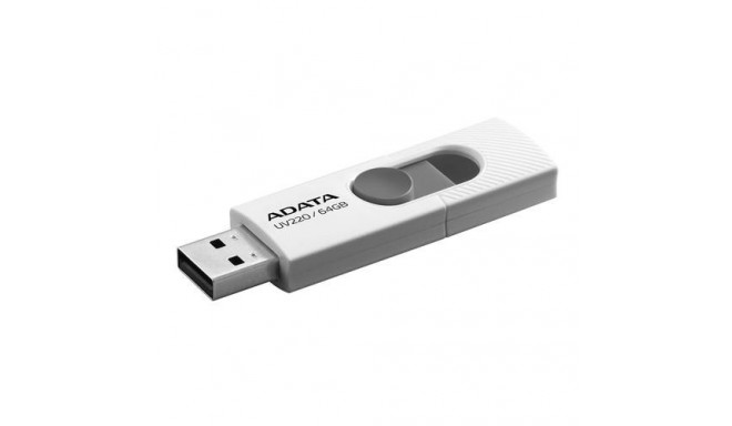 ADATA UV220 USB flash drive 64 GB USB Type-A 2.0 Grey, White