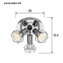 Activejet AJE-BLANKA 3PP ceiling lamp