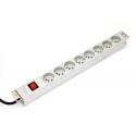 Digitus A-19-STRIP-2-IMP power distribution unit (PDU) 8 AC outlet(s) 1U White