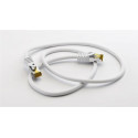 Goobay RJ45 Patch Cord CAT 6A S/FTP (PiMF), 500 MHz, with CAT 7 Raw Cable, white, 30m