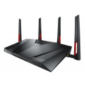 ASUS DSL-AC88U wireless router Gigabit Ethernet Dual-band (2.4 GHz / 5 GHz) Black