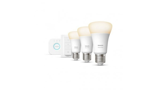 Philips Hue White HueW 9W A60 E27 3set sw EUR BLE