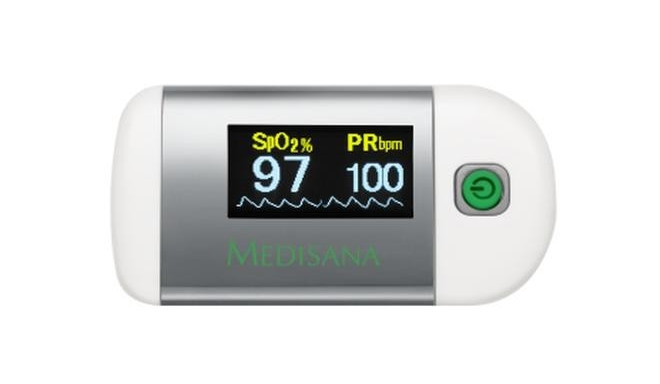 Medisana PM 100 heart rate monitor Finger Silver, White