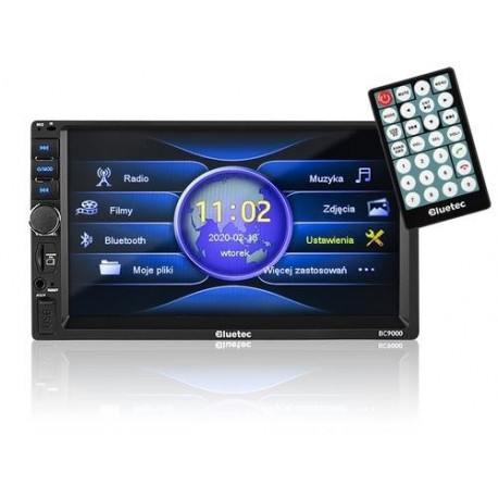 BLOW BC9000 2DIN car TFT monitor 17.8 cm (7") Roof Black