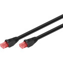 Goobay 55435 networking cable Black 30 m Cat6 U/UTP (UTP)