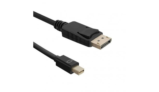 Qoltec 50434 DisplayPort cable 1.8 m Mini DisplayPort Black