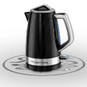 Russell Hobbs 28081-70 electric kettle 1.7 L 2400 W Black, Stainless steel