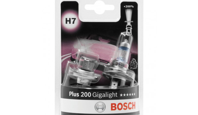 Bosch 12V H7 Plus 200 Gigalight 2 шт.