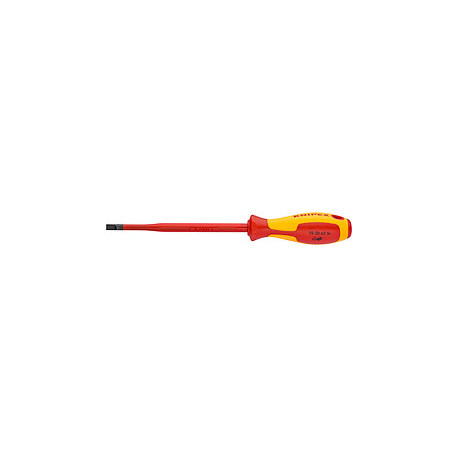 KNIPEX INSULATED FLAT SCREWDRIVE. 3.5xx100m SL