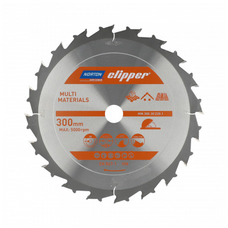 NORTON ketassaag 300mm x 30mm x 20z mitme materjali lammutus (3.2/2.2)