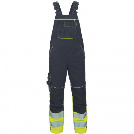 Cerva Knoxfield HVPS DW traksipüksid must Hi-Vis kollane 62