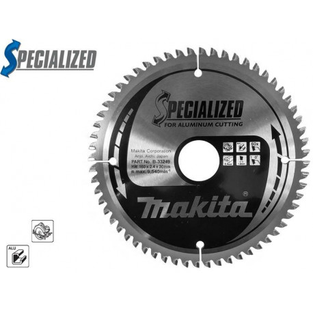 MAKITA Ketaslõikur 160x30x60z Spezialiseeritud Alumiinium