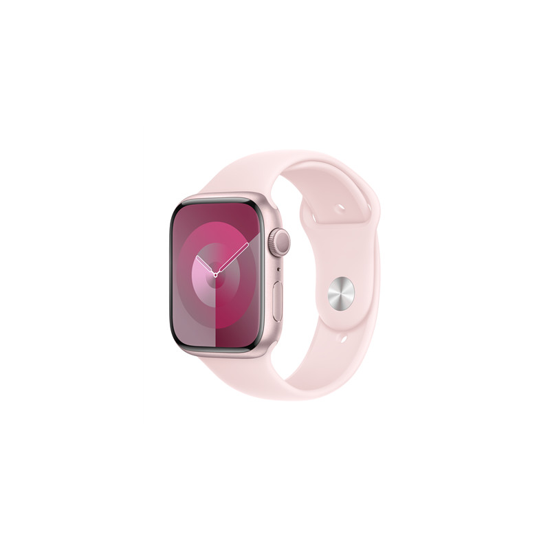 Apple Watch Series 9 GPS 45mm Pink Aluminium Case with Light Pink 