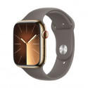 Apple Watch Series 9 GPS + Cellular 45mm Gold Stainless Steel Case with Clay Sport Band - M/L