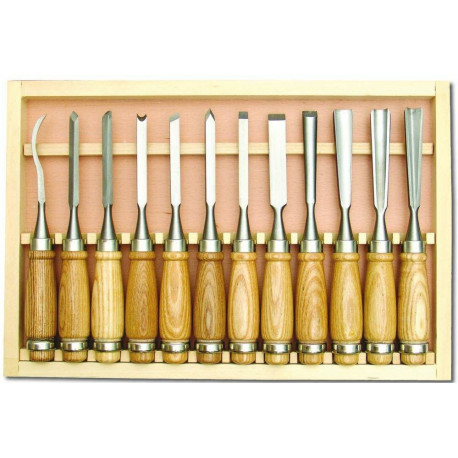 PROMA TURNING AND CARPENTRY CHISELS 12 pcs.