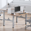 Ergo Office ER-404G Electric Double Height Adjustable Standing/Sitting Desk Frame without Desk Tops 