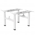 Ergo Office ER-404W Electric Double Height Adjustable Standing/Sitting Desk Frame without Desk Tops 
