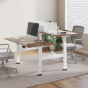 Ergo Office ER-404W Electric Double Height Adjustable Standing/Sitting Desk Frame without Desk Tops 