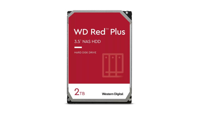 Western Digital Red Plus WD20EFPX internal hard drive 3.5" 2 TB Serial ATA
