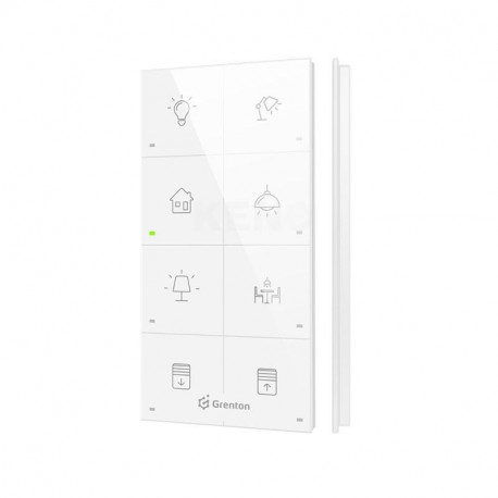 GRENTON TOUCH PANEL 8 puuteala TF-BUS valge klaasist esipaneel