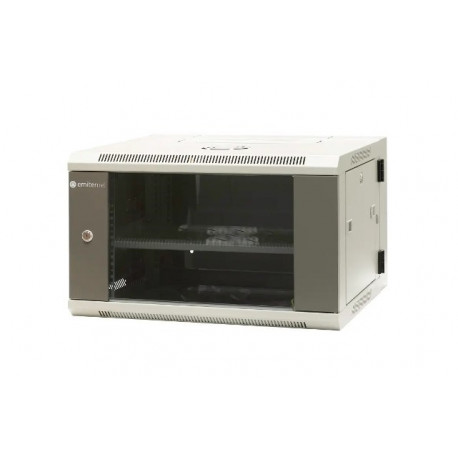 EMITERNET seinakapp EM/AH6506 19" 6U, kaheosaline, plekk-/klaasuksega, 600×550×370mm (laius/sügavus/