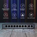 Extralink EX.3906 network switch Unmanaged L2 Fast Ethernet (10/100) Power over Ethernet (PoE) 1U Bl