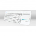 Logitech K400 Plus wireless Touch white QWERTZ DE