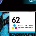 TIN HP Tinte 62 C2P06AE Color (Cyan/Magenta/Gelb)