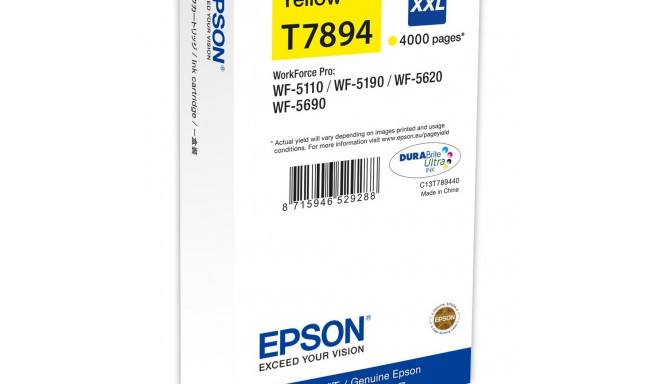 "Epson Tinte T7894 yellow XXL T7894"