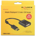 "DeLock DisplayPort 1.2 > DVI 24+5 (ST-BU) Adapter 4K Schwarz"