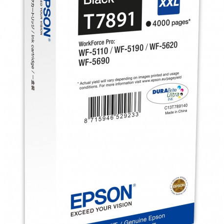"Epson Tinte T7891 black XXL T7891"