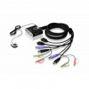 KVM Switch 2xKVM 3xHDMI 2xUSB 6xUSB 3xAudio Ausgang 2xKlinke ATEN Black